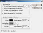 Die Optionen für die Auto-Tonwertkorrektur in der Photoshop-Vollversion