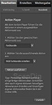 ActionPlayer mit ausgewählter Aktion für Farbkanäle
